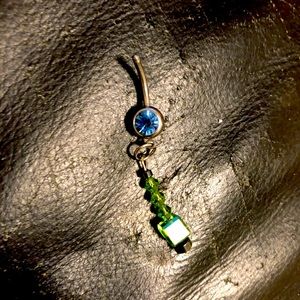 Disco collection dangle belly ring